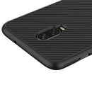 NILLKIN Carbon Fiber Shockproof Back Cover Protective Case with Metal Plate for OnePlus 6T