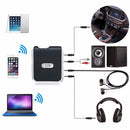 Bakkey bluetooth V4.1 Car Hands Free Music Receiver 3.5mm AUX Audio Adapter For Car Audio Speakers