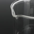 2Pcs 400ml 600ml Beaker Set Graduated Borosilicate Glass Beaker Volumetric Measuring Laboratory Glassware