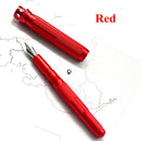 Fuliwen 015 Alumium Fountain Pen M Nib Writing Gift Converter Executive Pen