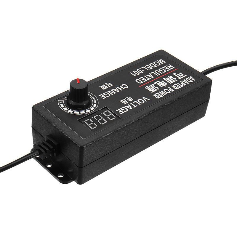 Excellway 3-12V 5A 60W AC/DC Adapter Switching Power Supply Regulated Power Adapter Display