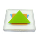 Xiaoguaidan ZM0096 100 levels Baby Colorful Plate Spatial Thinking Jigsaw Puzzle Toy Kids Logical Thinking Color Match Desktop Game Birthday Gifts for Childrens Kids
