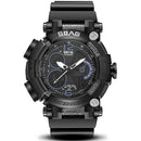 SBAO S-8019-2 Dual Display Digital Watch Luminous Display Alarm Calendar Stopwatch Sport Watch