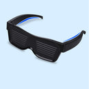 LED Light-emitting Glasses Multilingual Bluetooth Mobile Phone Control Editing Animation Custom Patterns Magic Glasses Bluetooth Glasses