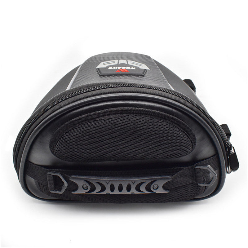WOSAWE Motorcycle Tank Rear Seat Bag Waterproof Side Bag Multi-function Black