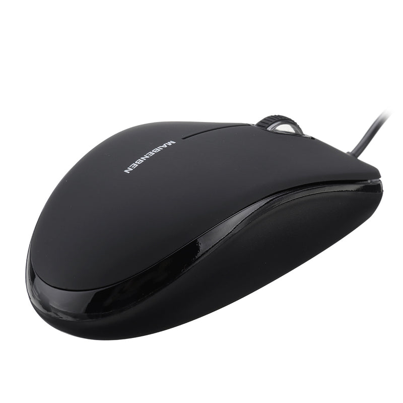 Maibenben 1000DPI USB Wired Mouse Gaming Office Mice 3 Buttons Optical Mouse
