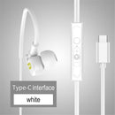 Fanbiya Type-C In-ear Wired Control Earphone HiFi Headphones for Xiaomi Huawei OnePlus