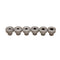 Woodworking Center Vertical Drill Guide 5/6/7/8/9/10mm Dowel Jig Drilling Fixture Set