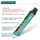 AC/DC LCD Digital Electric Test Pen Pencil Voltage Detector Tester 12V/48V~1000V