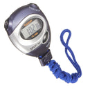 Digital Handheld Sports Stopwatch Stop Watch Time Clock Alarm Counter Timer Blue