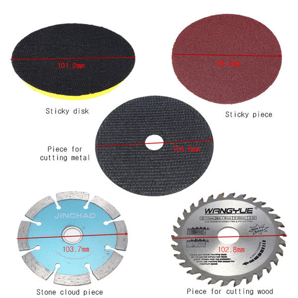 10pcs 10mm Diameter Cutting Accessories For Variable Angle Grinder & Hand Drills