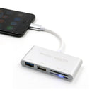 Bakeey 5 In 1 USB 3.1 Type C SD TF Card Reader HUB OTG Multi Spliter Adapter For Macbook Pro Air Tablet Laptop