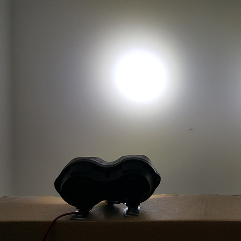 CNSUNNYLIGHT 16W 2000LM 6500K Motorcycle LED Headlights Scooter Fog Spotlight White Drive Working