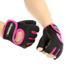 KALOAD 1 Pair Lycra Fitness Gloves Anti-slip Half Fingers Gloves Sport Exercise Training Gym Gloves