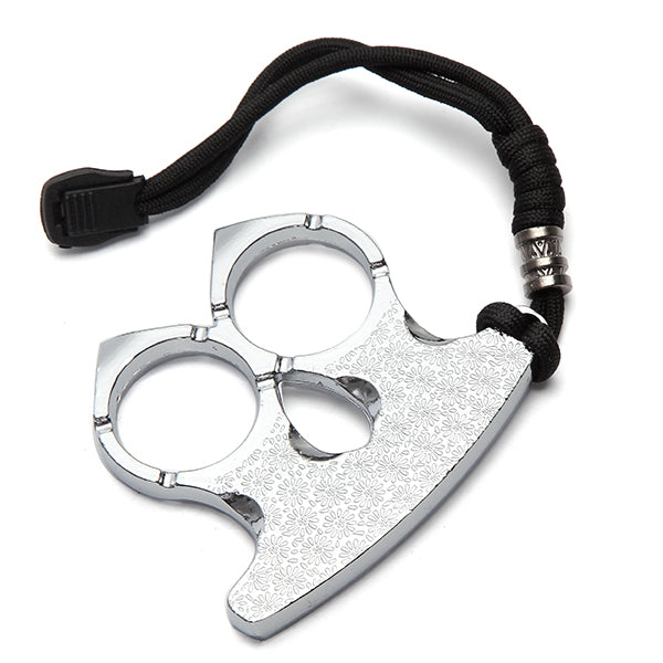 Stainless Steel  EDC Window Breaker Self Defense Tools Fist Finger Buckle Ring