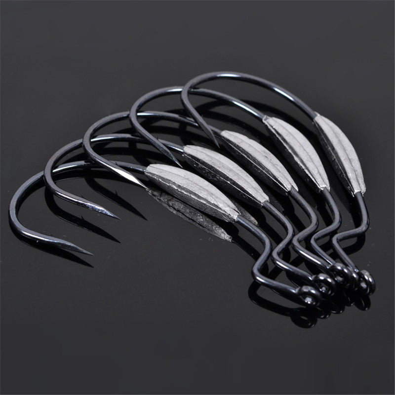 SeaKnight 20pcs BKK Barbed Lead Offset fishing fish hooks for Texas Carolina Rigs