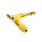 Gold Plated 6.35mm Male to 3.5mm Female Microphone Audio Convertor