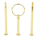 3-Tier Round Ring Cake Cupcake Plate Stand Display Holder Handle Fittings