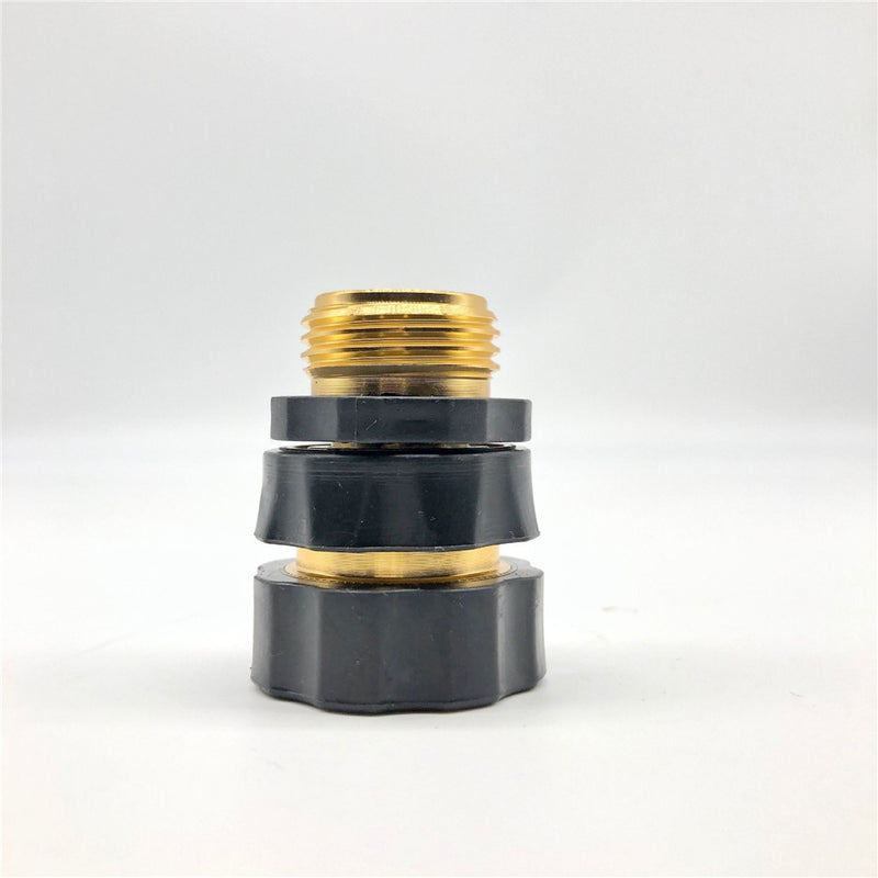 3/4 Water Hose Connector Universal Garden Hose Quick Connect Set Quick-Connect Brass Hose Adapter