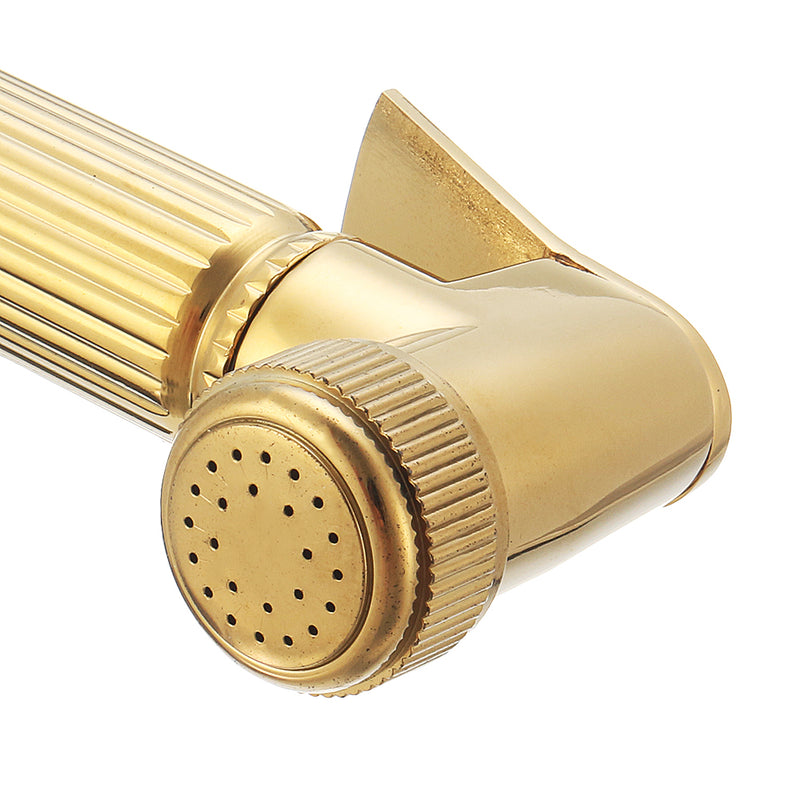 Copper Bathroom Portable Bidet Sprayer Handhold Toilet Bidet Shower Head for Personal Hygiene w/ 1.5m Stainless Steel Hose
