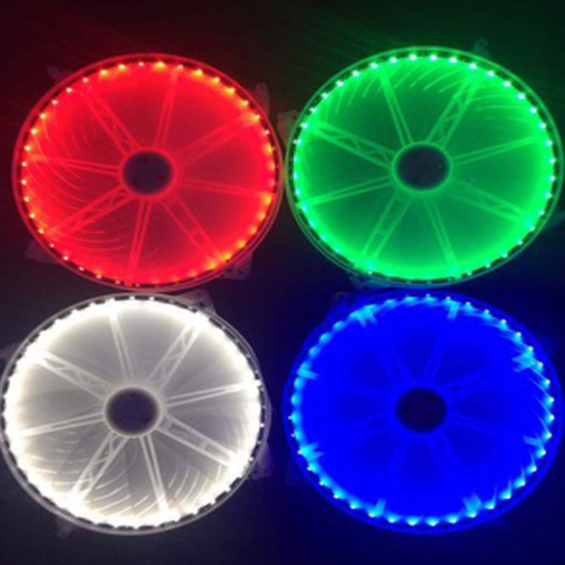 Replacement 118cm 3pin 4pin LED Computer Cooling Fan 1200-1500rpm for Bitcoin Mining PC Case