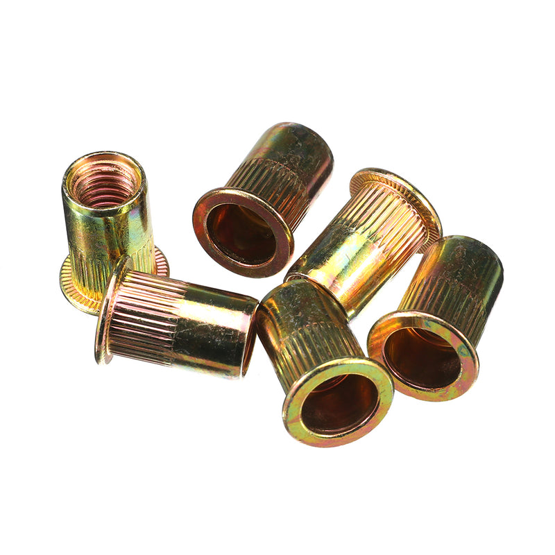 Suleve MXZN8 93Pcs Mixed Steel Rivet Nut Rivnuts Blindnuts Nutserts M3-M10 Nut Insert Rivet Assortment Kits