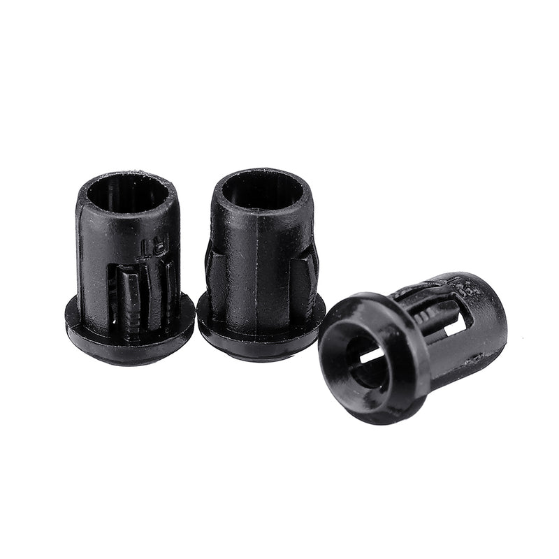 10pcs 3MM LED Holder Black Plastic Diode Lampshade Holder Clip Bezel Mount Light Case Cup Bezels Mounting Cases