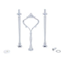 3-Tier Crown-Pattern Stand Fitting for Cupcake/Fruit/Dessert Plate