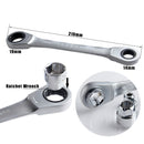 R'DEER Socket Wrench Set Universal Ratchet Wrench Double End Socket Adapter