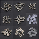 Suleve MXAS2 1000pcs Glasses Sunglass Spectacles Screws Nut Repair Kit With a Plastic Case