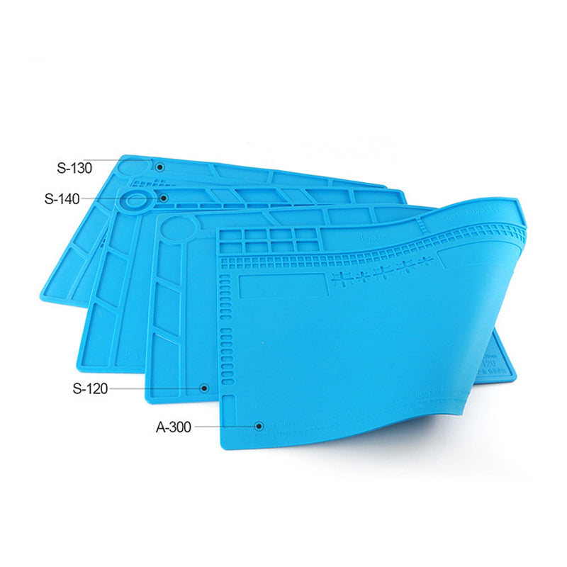 BEST S120 S130 S140 Magnetic Heat Resistant Silicone Pad Desk Mat Maintenance Platform Heat Insulation BGA Soldering Repair Station