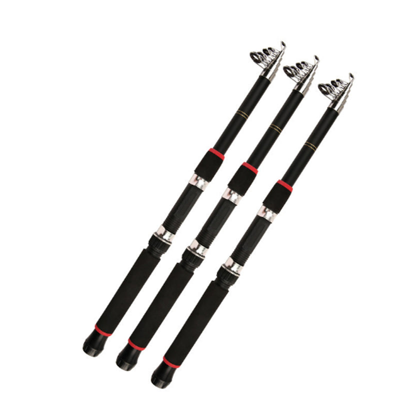 ZANLURE 1.8/2.1/2.4/3/3.6m Telescopic Fishing Rod Portable Sea Spinning Pole Fishing Tools