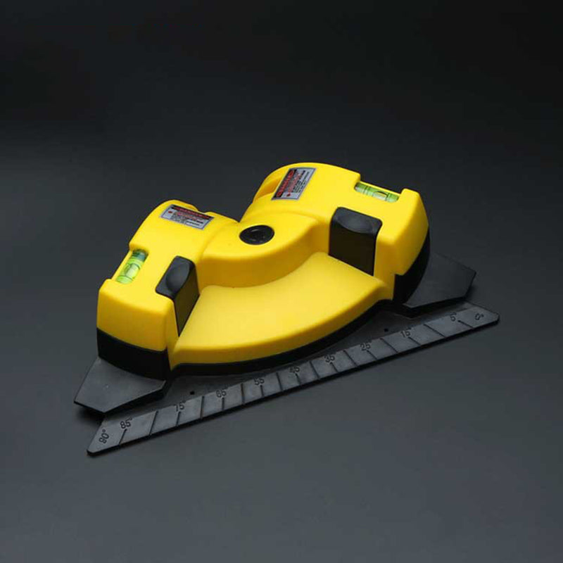 SUNTIN 01 90 Degree Laser Right Angle Ruler Suction Cup Laser Marking Instrument Triangle Level Ruler