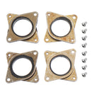 4Pcs NEMA17 Stepper Motor Damping Shock Absorber with Screws Kit for 3D Printer