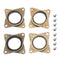 4Pcs NEMA17 Stepper Motor Damping Shock Absorber with Screws Kit for 3D Printer