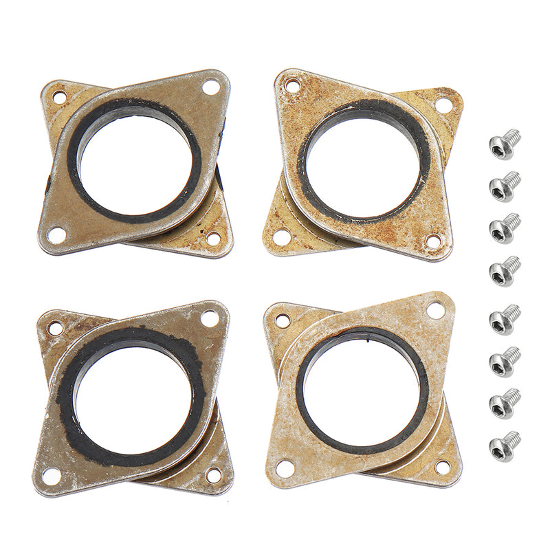 4Pcs NEMA17 Stepper Motor Damping Shock Absorber with Screws Kit for 3D Printer