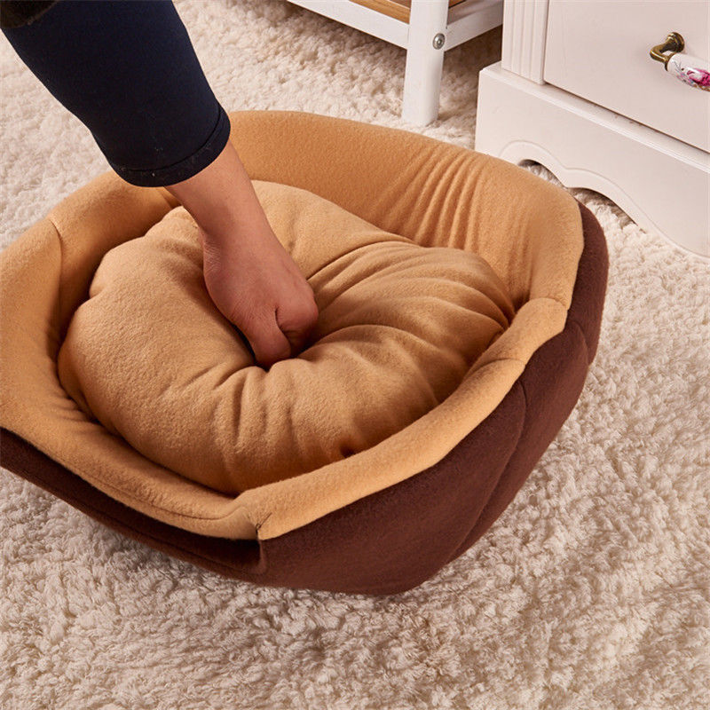 Cat Dog Bed Pet Mat House Foldable Soft Warm Animal Puppy Cave Winter Sleeping Pad