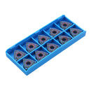 Drillpro 10pcs HRC45 Blue Nano WNMG080404 Carbide Insert for WWLNR/L MWLNR/L Turning Tool Holder
