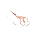 Miwoo MW-0306-01 1 Piece Stainless Steel Crane Shape Scissors Stork Embroidery Sewing Measures Retro Hand Craft Shears Tools