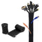 KCASA KC-ZY008 Cable Management Sleeve 2 Pack Black Cable Organizer Flexible Cord Management Cover