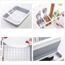 Portale Folding Basket Fruit Vegetable Basin Bowl Dishes Drain Busket Clothes Foldable Storage Washing Basket