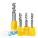 Drillpro 5/6/8mm 3 Flutes End Mill Cutter Tungsten Carbide Milling Tool for Aluminum