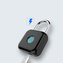 Portable Smart Fingerprint Cabinet Electronic Door Lock USB Rechargeable Luggage Suitcase Safety Lock Padlock Fast Recognition CE Certification