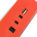 Portable Large Capacity Solar Power Bank Home System Panel with 2 LED Bulbs for Camping Light Emergency