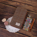 Kinbor DTB61031 Zipper Notebook Bag Schedules Planer Diary Notepad Christmas Gifts