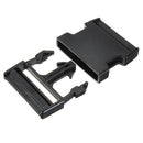 38 mm buckle clip plug closers buckle strap Black