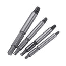 Drillpro Upgraded 4PCS Double Side Damaged Screw Extractor Bolt Stud Tool Out Remover