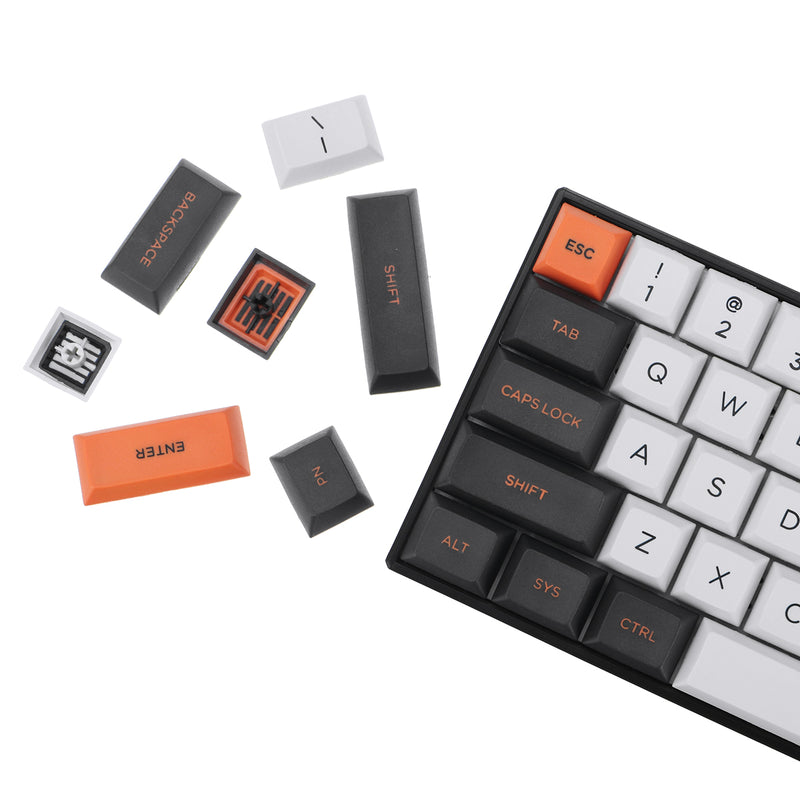 Feker 61/104 keys DSA Profile PBT Sublimation Keycap for Anne pro 2 Feker 01 RK 61 60% Mechanical Keyboard