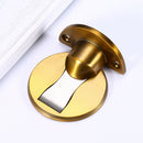 Heavy Duty Zinc Alloy Magnetic Door Stopper Hidden Floor Mount Door Catch Free Punching Door Holder w/ 3M Sticker