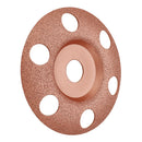 Drillpro 125mm See Through Disc Tungsten Carbide Wood Shaping Dish Wood Carving Disc for Angle Grinder